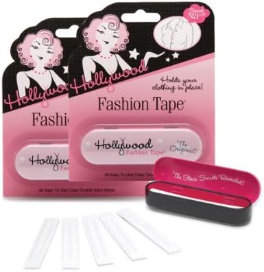Hollywood Fashion Secrets Double Stick Fashion Tape Strips (36 Strips), 2 Pack