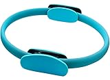 REEHUT Pilates Ring, 14” Power Magic Circle, Superior Unbreakable Pilates Resistance Ring with Dual Grip Handles for Full Body Toning, Exercise and Fitness