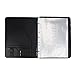 Freeprint 3 Ring Binder Portfolio with Writing Pad - PU Leather Professional Resume Padfolio Folder/Document Organizer for Interview & Business, Black