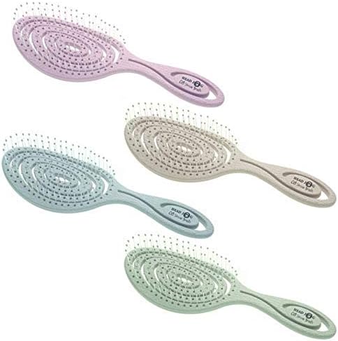 Head Jog 08 Paddle Brush Flexible Soft Pin Bristles - Image 3