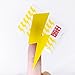 Yellow Lightning Bolt Wall Art Decal Stickers for Boys Room Decor - 24 Pieces