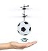 LilPals Mini RC Flying Magic Fun Illuminated Ball, RC Infrared Induction USB Helicopter Ball with Built-in Shinning LED Lighting for Kids, Teenagers, Soccer Ball White