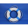Decorative-White-Lifering-with-Light-Blue-Bands-15-Life-Saving-Ring-Beach-Living