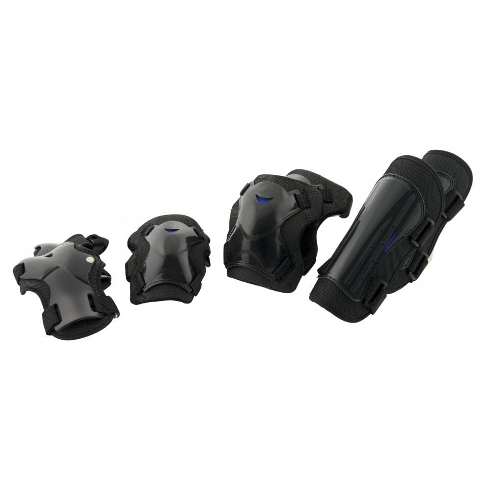 Stunted Skateboard Robust Protection Pads - Durable Knee, Elbow, Shin, and Wrist Pads for Maximum Safety - Adjustable Fit, Comfortable Design - EN71 Tested - Suitable for Riding, Skating, and Tricks - Ages 8+