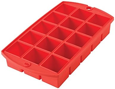 Tulz 37099 Mini Ice Block Tray, Silicone, Ruby