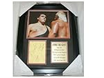 WWF Andre The Giant Autographed Reprint 8x10 Photo Vs. Hulk Hogan Framed - Autographed Wrestling Photos