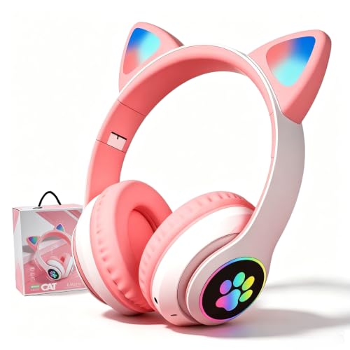 YUSONIC Cat Ear Bluetooth Headphones