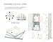 JYYG Wardrobe6MWP Portable Wardrobe Closets, 84