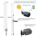2pcs Garden Solar Lights Outdoor Solar Acrylic Bubble RGB Color Changing Solar Powered Garden Stake Lights for Garden Patio Backyard Pathway Decoration