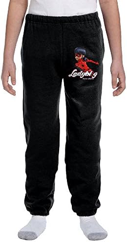 Willcallyou Kids Youth Fleece Pants---miraculous Ladybug