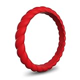 Enso Womens Braided Silicone Ring