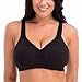 Delimira Women's Lace Plus Size Wire-Free Non-Foam Comfort Cotton Bra