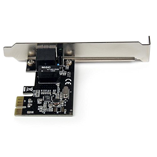 StarTech.com 1 Port PCI-Express Gigabit Network Server Adapter with REV E Intel 6 Chip NIC Card - Dual Profile (ST1000SPEX2)