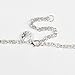 Jane Stone Fashion Statement Bib Sliver Tone Chain Beads Necklace Wedding White Jewelry