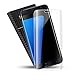 Vicartor Galaxy S7 Edge Screen Protector 3D Tempered Glass Screen Protector with 9H Hardness Full Coverage HD Clear Shatter and Scratch-Proof - Transparent