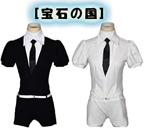 Amazon 宝石の国 コスプレ フォスフォフィライト シンシャ ダイヤモンド コスプレ衣装 ホワイト M コスプレ 仮装 通販