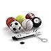 Trained Sports Themed Golf Balls Set Pack of 6 Novelty Balls with Multifunction Golf Tool, Gift Idea for Golfers for Every Occasion, Unique and Fun Design