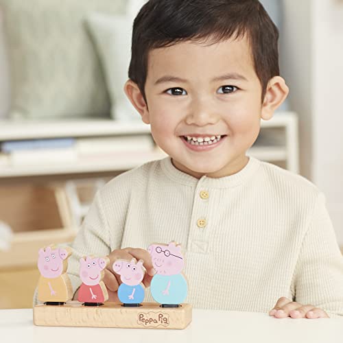 Peppa Pig Toys Wooden Family Figures Made from Responsibly Sourced Wood
