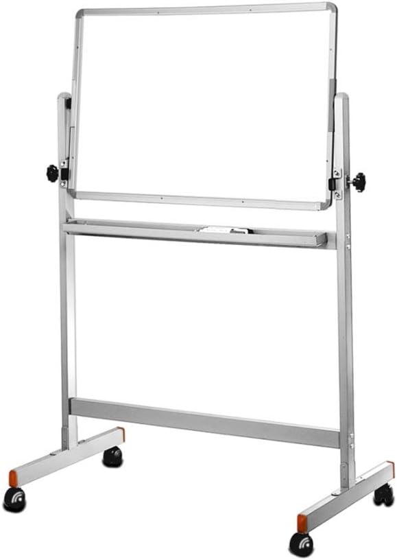 Provizon® Revolving whiteboard Stand/Adjustable White Board Stand Double-Sided One Side White Marker Board + Chalkboard for Office, Showroom, College (Variant: Non Magnetic, 4x3ft, Pack of 1)
