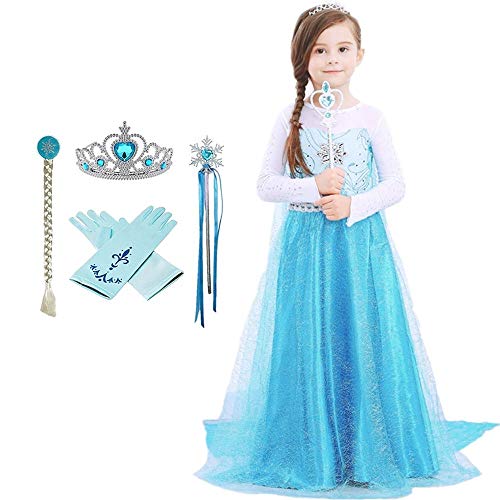 Domiray Inspired Frozen Elsa Princess Dress
