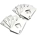 Bottle Opener-Stainless Steel Credit Card Size Casino Bottle Opener for Your Wallet-10 pcs