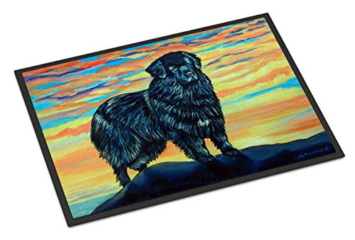 Caroline's Treasures 7518MAT Newfoundland Doormat 18x27 Front Door Mat Indoor O…