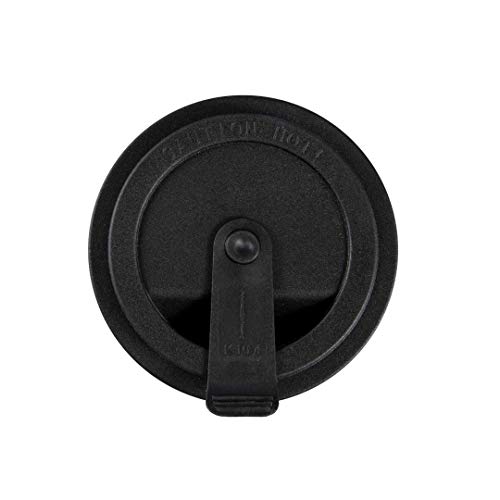 KPM Berlin KURLAND To-Go Becher - Porzellan-Becher, Kaffeebecher mit Deckel, Teebecher 0,35l, Handmade in Berlin, im Geschenkkarton, 13 cm, Schwarz matt – Bild 4