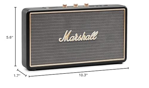 Marshall Stockwell Portable Bluetooth Speaker, Black