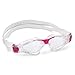Aquasphere Kayenne Swimming Goggles, Made in Italy -Clear Fog Free Vision, Leak Proof, Adjustable Strap, Custom Fit for Women