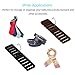 MEZOOM Belt Rack 2pcs Belt Hangers Tie Holder Homeware Closet Organizer with Stainless Steel 360° Swivel Hook for Belts Ties Scarves