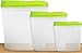 Utopia Kitchen Food Container (Green, 3-Pack) - Reusable, Environment Friendly, Multipurpose for Home, Kitchen or Restaurant Use