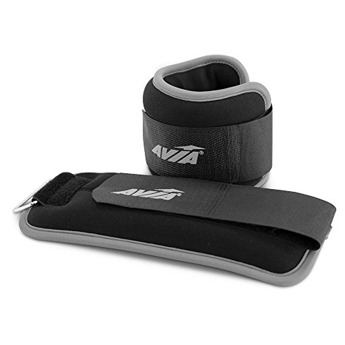 Avia fitness 2 lb. ankle weights - grey (available in m…