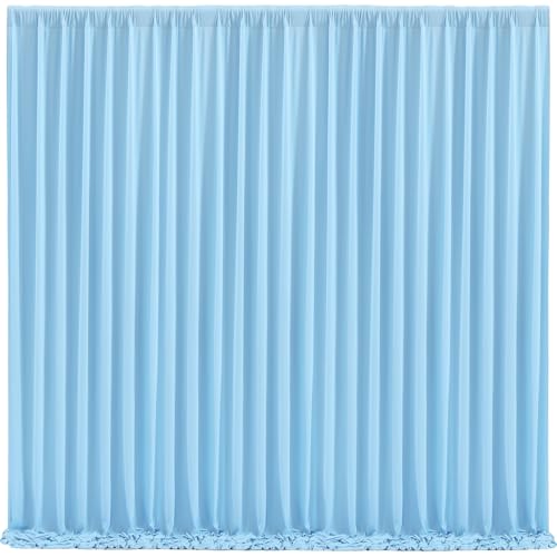Blue Backdrop Curtains 6 Panels