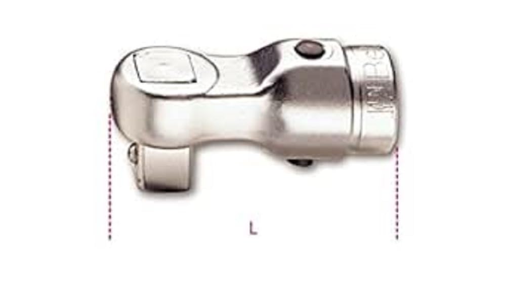 Beta 6170000 Spigot Fixed Head for Torque Bars, 3/8 Drive, 16mm Size