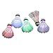 BLUBOON Badminton Set LED Shuttlecock Feather Super Bouncy Light Badminton Birdies Sport(Color, 5 Pcs)