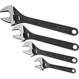 Klutch 4-Pc. Adjustable Wrench Set