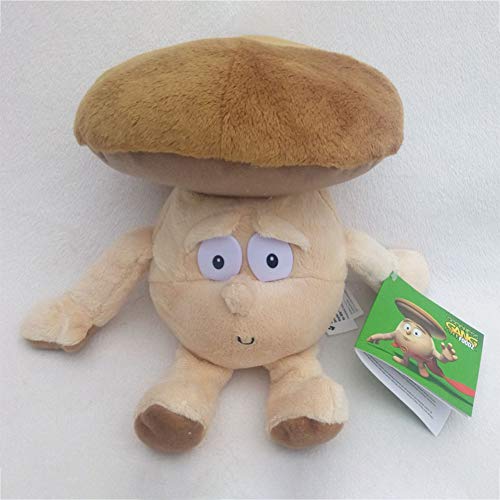 ETbotu 1pcs Fruit and Veg Garlic Strawberry Mushroom Soft Plush Toys (White Cauliflower)