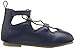 Carter's Girls' Amberlee Lace-up Ballet Flat, Navy, 9 M US Toddler