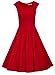 MUXXN Women's 1950s Retro Vintage Cap Sleeve Party Swing Dress