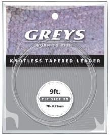 Greys Knotless Tapered Leaders