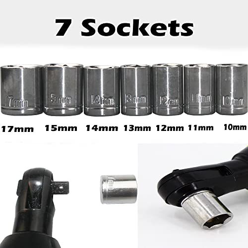 Electric Cordless Ratchet Wrench 3/8 Battery Ratchet Wrench Set 230RPM