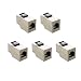 Cable Matters UL Listed 5-Pack RJ45 Shielded Cat6 Keystone Jack in-Line Couplers in Silver primary