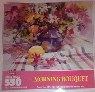 Judith Blain Morning Bouquet 550 Piece Puzzle