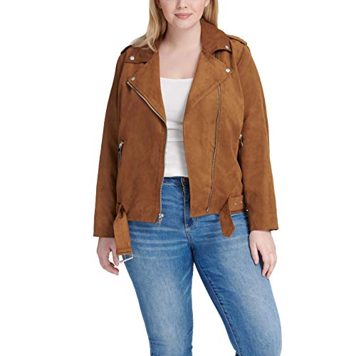 suede jacket womens plus size