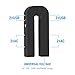 MAKETECH U-Shaped Multi-function 4-Outlet Power Strip with 4 USB Smart Charging Ports and Detachable Power Cable for Office, Workbench, Home, Nightstand & Dresser