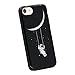LARTEEN Astronaut Riding a Swing Tethered to The Moon Soft Flexible Jellybean Gel TPU Case for iPhone SE 3rd / SE 2nd / iPhone 8 / iPhone 7 / iPhone 6S / iPhone 6