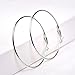 JunXin Stainless Steel Hoop Earrings Five-pointed Star Shaped Hollow Earrings Four Colors Set for Women Silver Golden Black And Rose Golden (3 pairs big hopp earrings)