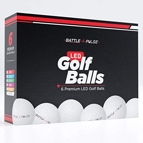 300hr Lighting Time BattlePulse Glow in The Dark Golf Balls with Mesh