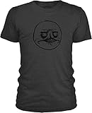 Big Texas Me Gusta (Black) Mens Mixed Cotton T-Shirt, Charcoal Marle, L