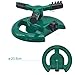 Flantor Lawn Sprinkler, Durable Rotary Three Arm Water Sprinkler,Garden Sprinkler, Water Sprinkler, Premium Quality with ABS Base